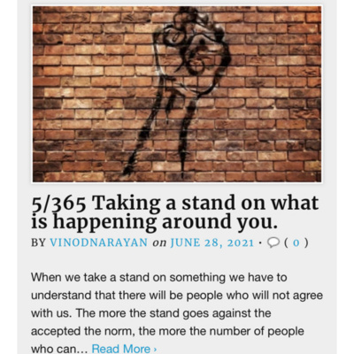 Vinod Narayan-be Content Be Penpositive