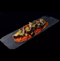 食物_西班牙 蔬菜吐司 Vegetable Toast