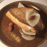 食物_悉尼 Pink Snapper with Fennel 茴香甲鱼