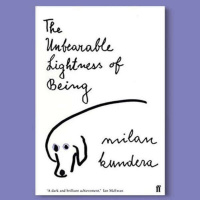 390 - The Unbearable Lightness Of Being - O livro que a Alexia está lendo 
