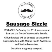 Lemnos Primary teacher Tyler Brodie raising bucks for Movember