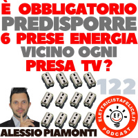 122 È obbligatorio predisporre 6 prese di energia vicino ogni presa TV?