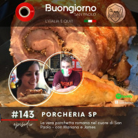 #143 La vera porchetta romana nel cuore di San Paolo - con Mariana e James