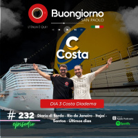 #232 Diario di Bordo - Rio de Janeiro - Itajaí - Santos - Últimos dias Costa Diadema