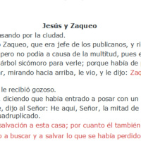Lucas 19:1-10 Jesus y Zaqueo - Ruby Saez Montoya