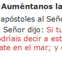 Lucas 17:5-6 Auméntanos la fe - Ruby Sáez Montoya