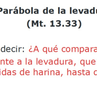 Lucas 13:20-21 Parábola de la levadura - Ruby Sáez Montoya