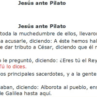 Lucas 23:1-5 Jesús ante Pilato - Ruby Sáez Montoya