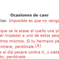 Lucas 17:1-4 Ocasiones de caer - Ruby Sáez Montoya