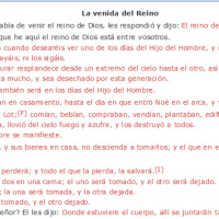 Lucas 17:20-37 La venida del Reino - Ruby Sáez Montoya
