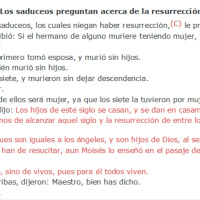 Lucas 20:27-40 La pregunta sobre la resurrección