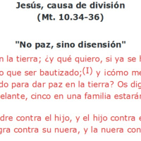 Lucas 12:49-53 Jesús, causa de división - Ruby Sáez Montoya