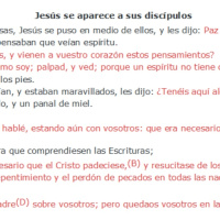 Lucas 24:36-49 Jesús aparece a sus discípulos