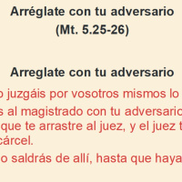 Lucas 12:57-59 Arréglate con tu adversario - Ruby Sáez Montoya