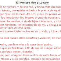 Lucas 16:19-31 El hombre rico y Lázaro - Ruby Sáez Montoya