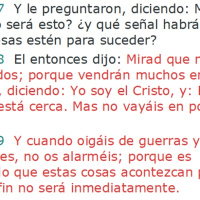 Lucas 21:7-9 Señales antes del fin - Ruby Sáez Montoya