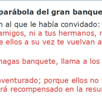 Lucas 14:12-14 Parábola del gran banquete - Ruby Sáez Montoya