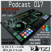 DJKit.com Podcast 017 - Roland DJ-808 FB Live Stream