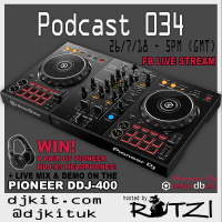 DJKit.com Podcast 034 - Pioneer DDJ-400 FB Live Stream