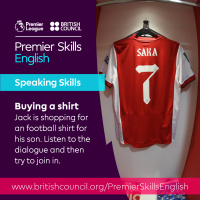 Speaking Skills - Buying a football shirt