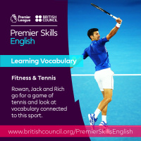 Learning Vocabulary - Fitness and tennis