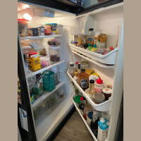 Raiding the fridge with Condiment Claire