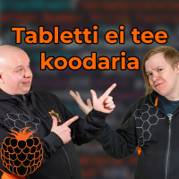 Tabletin käyttö ei tee koodaria