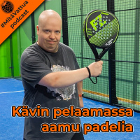 Kävin pelaamassa aamu padelia