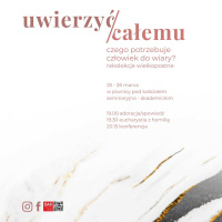 Uwierzyć całemu. Rekolekcje wielkopostne. ks. W. Maciążek 26.03.2019r. homilia II