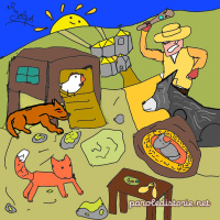 Comare lupa e comare volpe. una fiaba dei fratelli Grimm