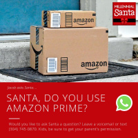 Do You Use Amazon Prime to Deliver Presents? (Email from Jacob)