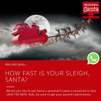 How Fast Is Your Sleigh, Santa? (Niko on WhatsApp)