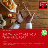 Santa, What Are You Thankful For? (Anna on WhatsApp)