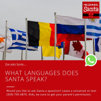What Languages Does Santa Speak? (Zoe on WhatsApp)
