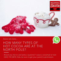 What Types of Hot Cocoa are at the North Pole? (Text from Eleanor)