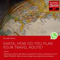Santa, How Do You Plan Your Route? (Email from Rory)