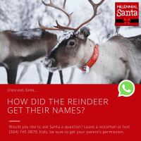 How Did the Reindeer Get Their Names? (Text from Grace)