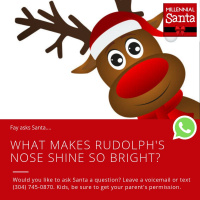 What Makes Rudolphs Nose Shine? (Message from Fay)