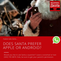 Does Santa Prefer Apple or Android? (Email from Hudson)