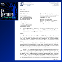 Protected Whistleblower Disclosure of Erez Reuveni