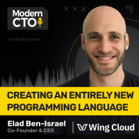 Creating an Entirely New Programming Language with Elad Ben-Israel, Co-Founder  CEO at Wing Cloud