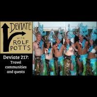 How travelers create quests and find community (online book club remix)