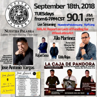 Jose Antonio Vargas. Inequity in Houston Latinx Arts Funding.  Chilakill Entertainment.