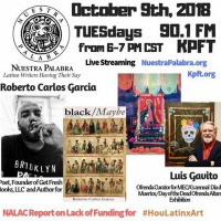 Poet Roberto Carlos Garcia. Luis Gavito discusses Day of the Dead.  The Latino Vote