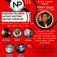 Flower Song Press: Poetry, Prose, y Poder at the Guadalupe Cultural Arts Centers Latino Book Store!