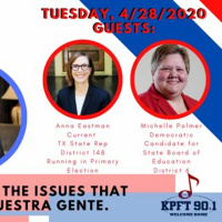 Latino Politics and News: The Down Ballot: Michelle Palmer TX SBOE  Anna Eastman TX State Rep 148 .