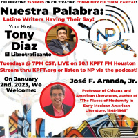 Nuestra Palabra Presents: An Interview with José F. Aranda, Jr.