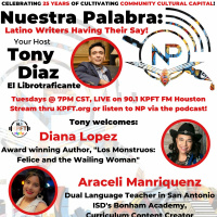 Diana Lopez (Los Monstruos: Felice and the Wailing Women)  teacher Araceli Marinquenz joins us!