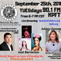 Richard Rodriguez Jr Ashley Clemmer from Rothko Chapel, and Azul Barrientos