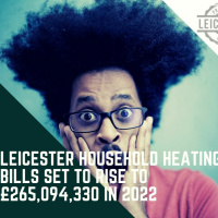 Leicester Household Heating Bills Set to Rise to £265,094,330 in 2022